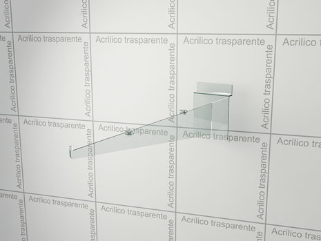 mensola in acrilico p.30