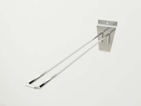 gancio doppio da 35 cm