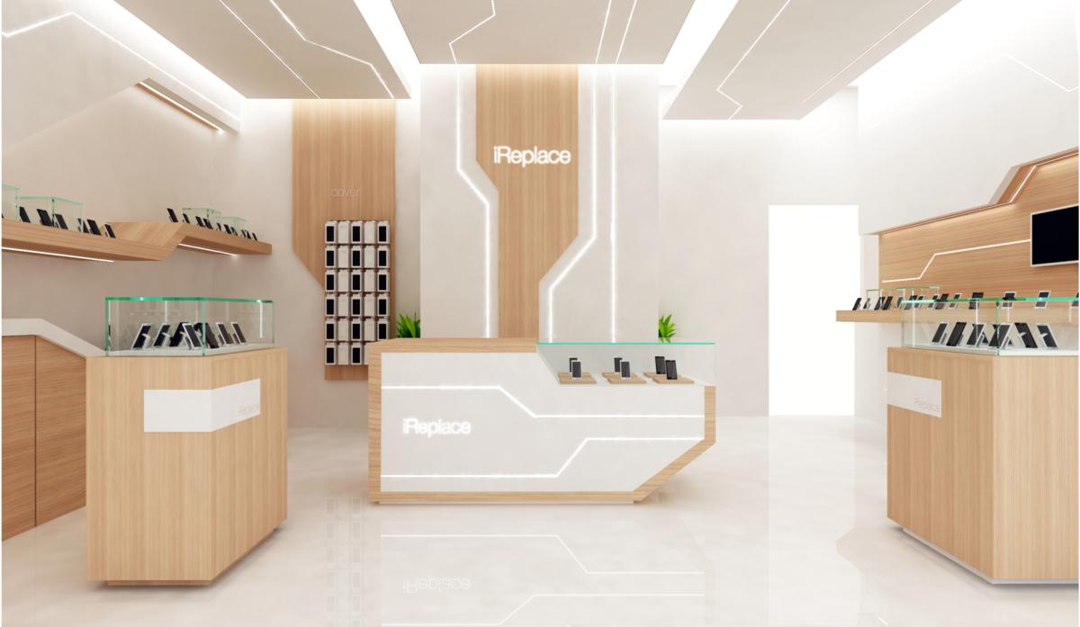 Foto 2  arredamento negozio telefonia di design