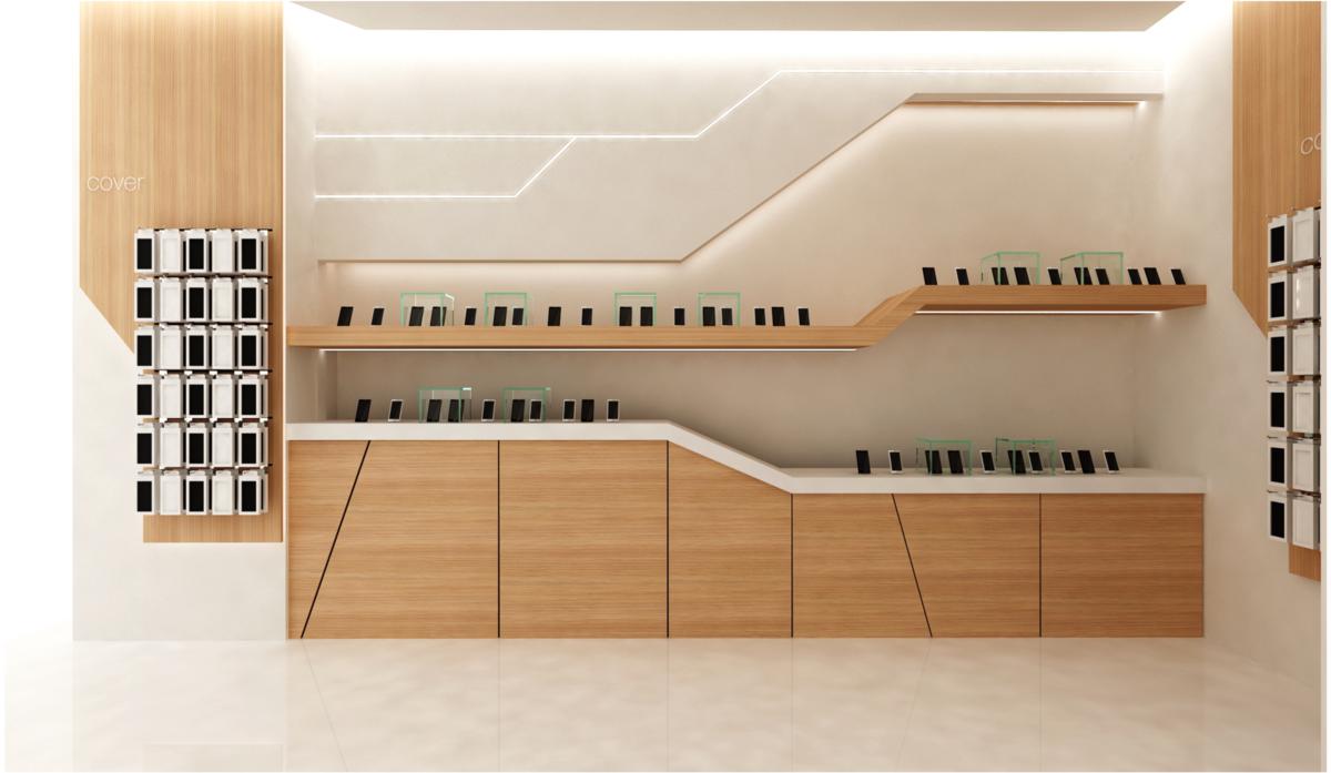 Foto 4  arredamento negozio telefonia di design