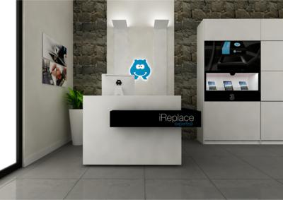  progetto arredamento negozio telefonia e accessori 