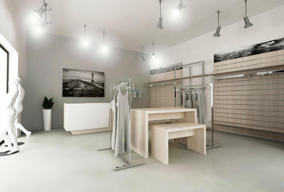 Foto 2 pannelli negozio abbigliamento