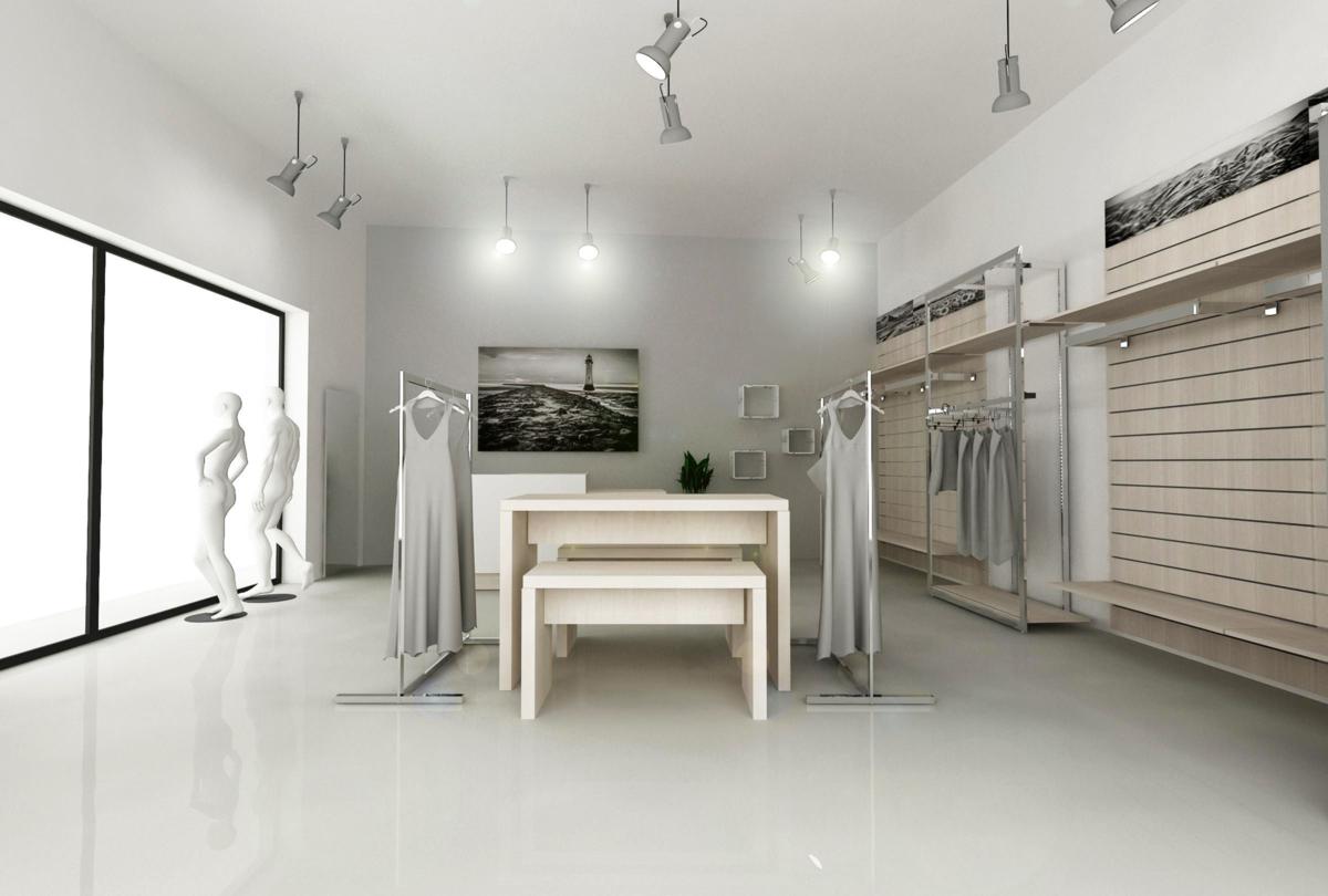 Foto 3 pannelli negozio abbigliamento