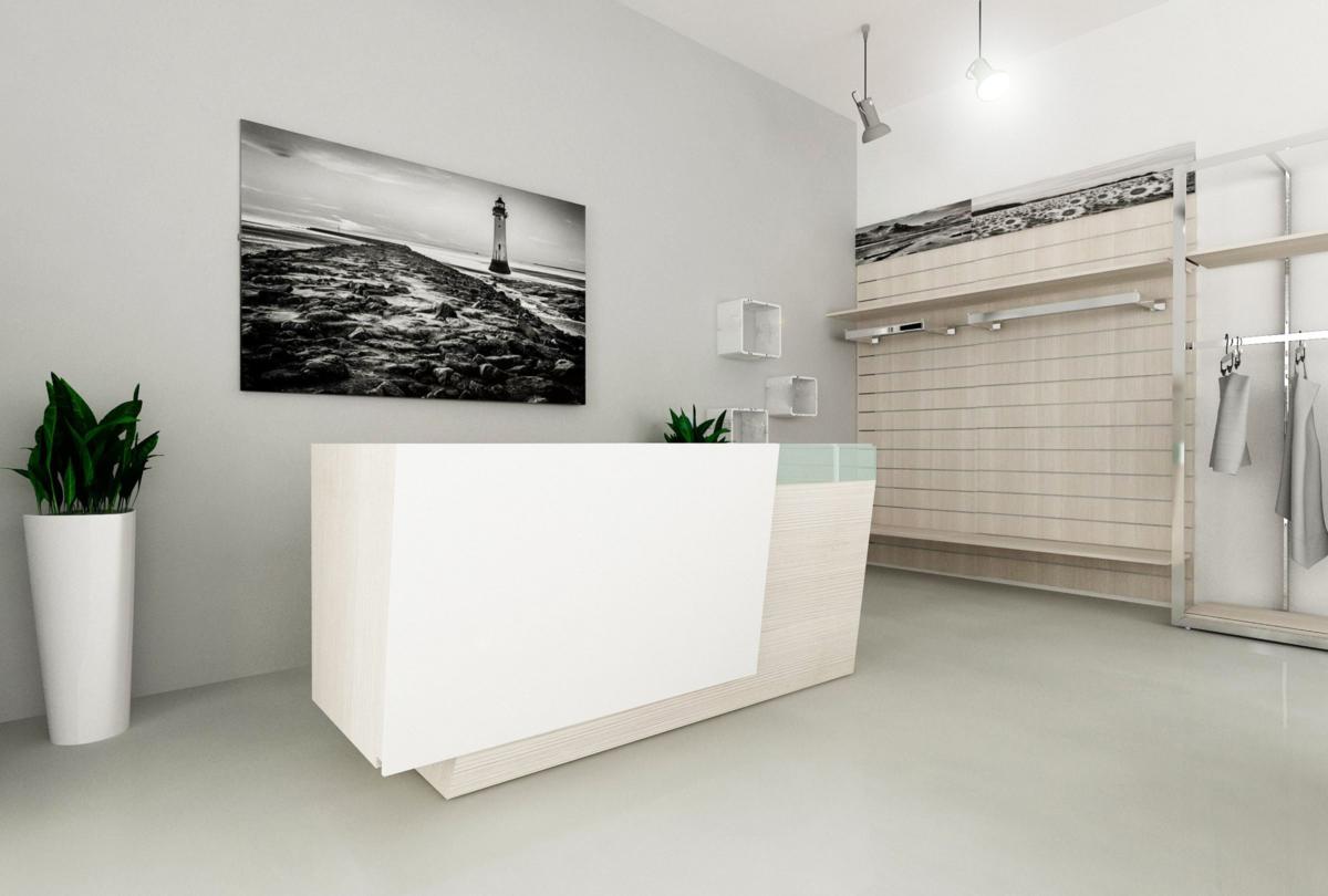 Foto 4 pannelli negozio abbigliamento