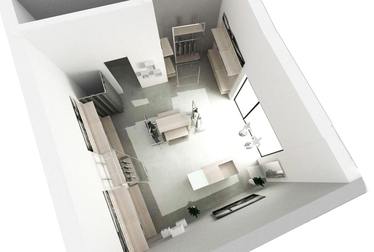 Foto 5 pannelli negozio abbigliamento