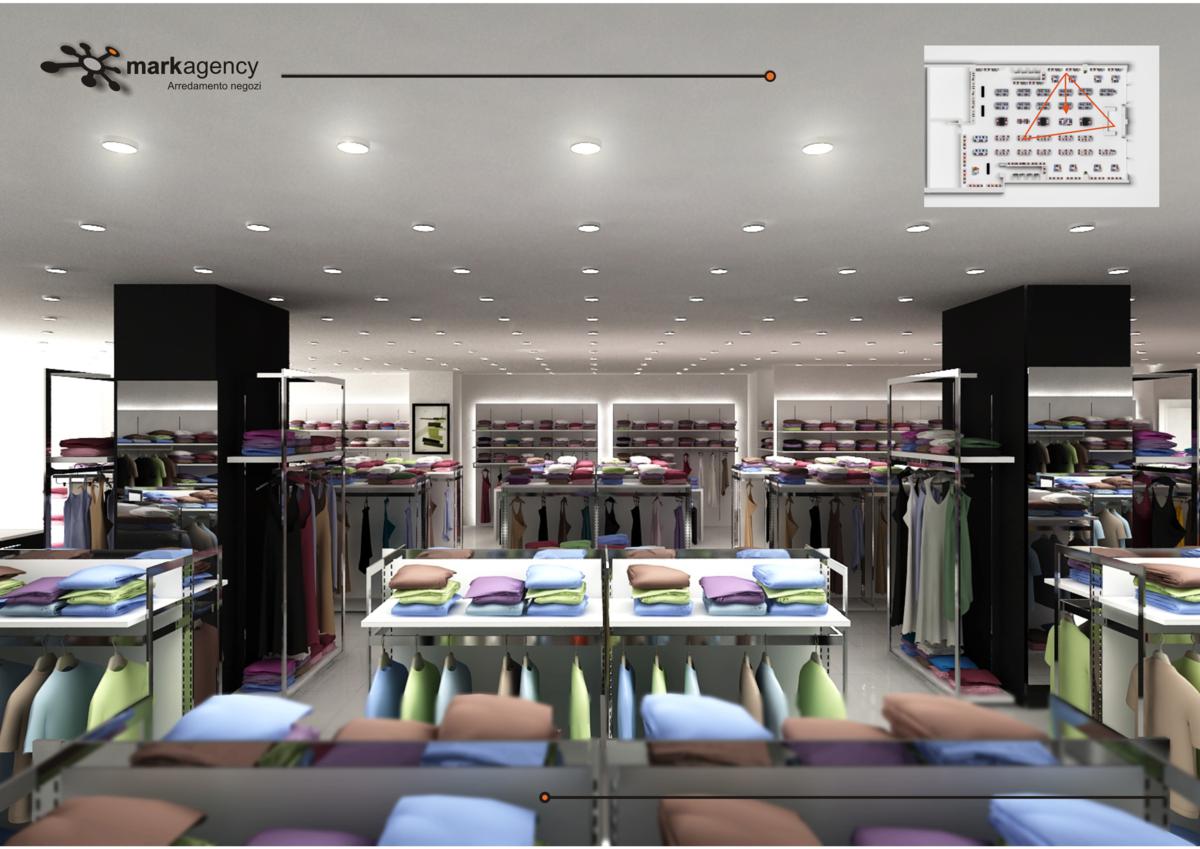 Mobili e pannelli per arredamento negozio abbigliamento