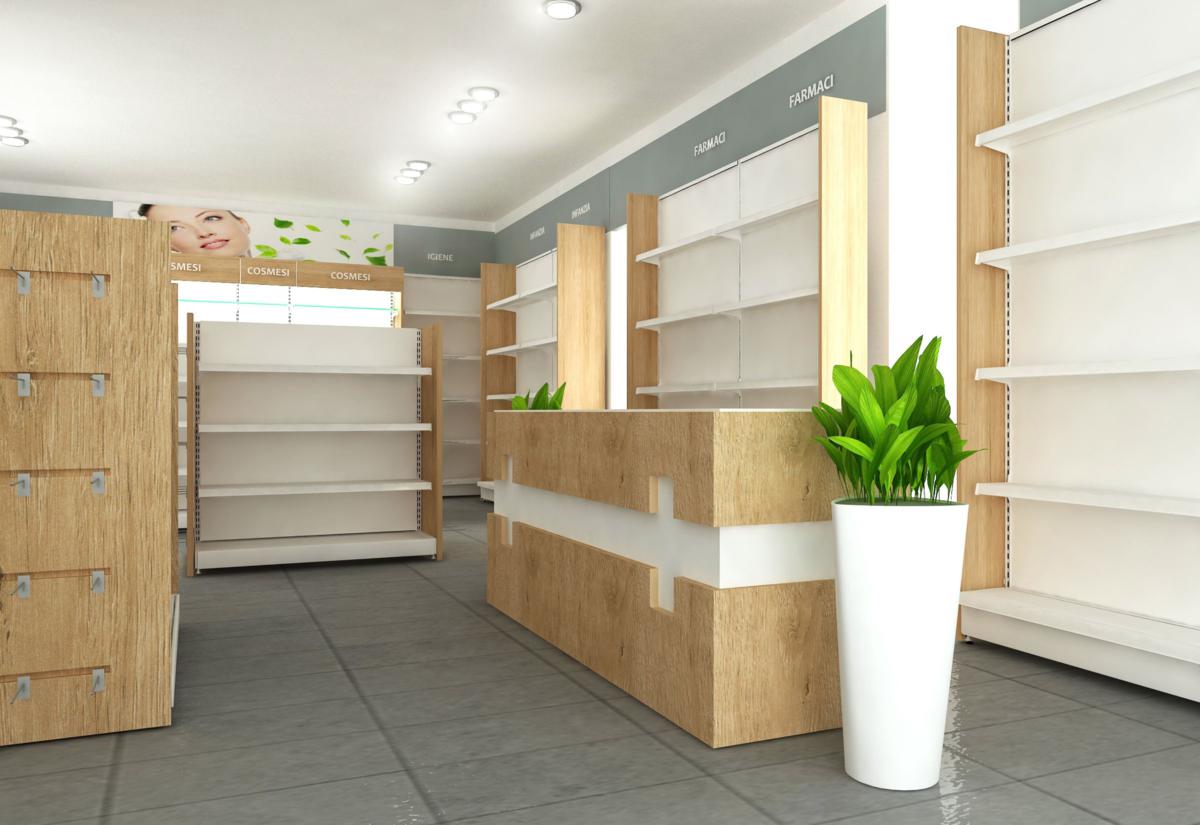 Foto 3  Gondole arredamento farmacie