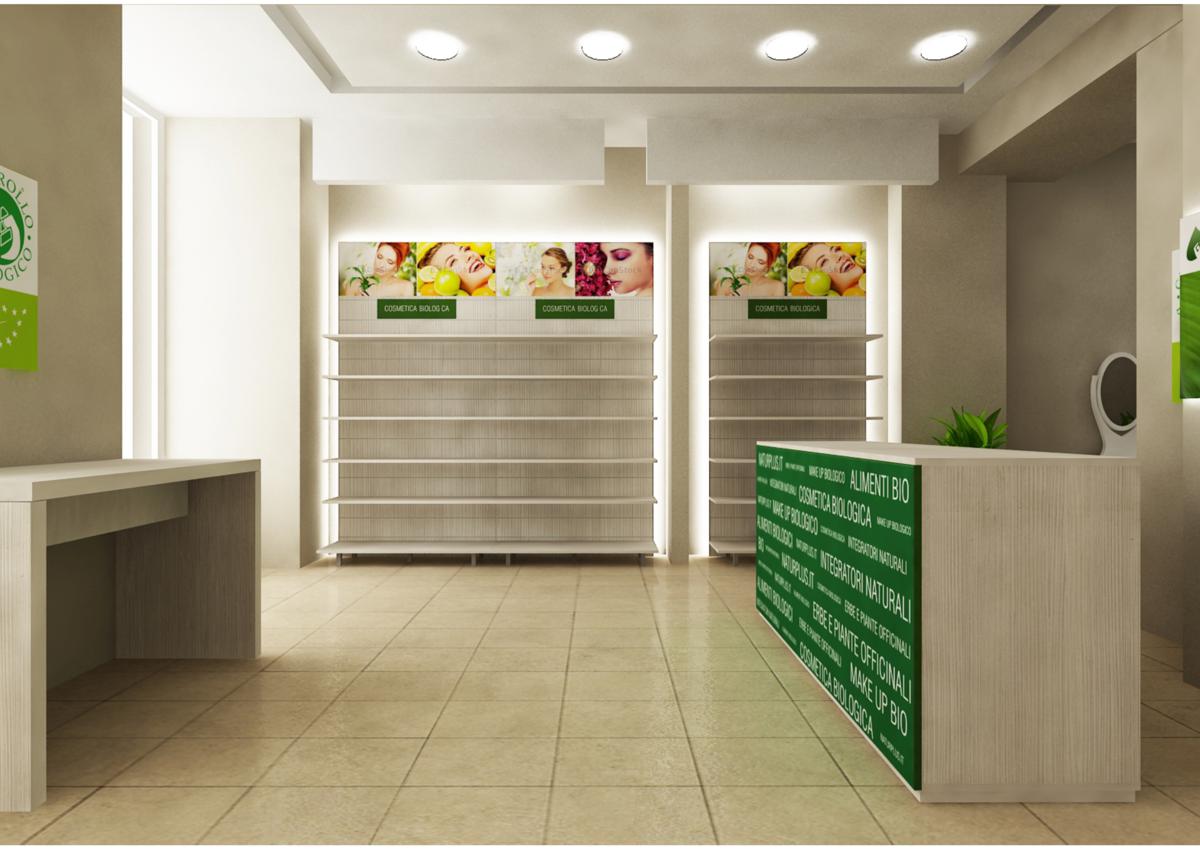 Foto 3  Progetto arredamento erboristeria