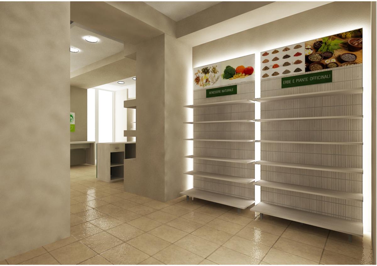 Foto 5  Progetto arredamento erboristeria