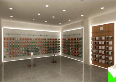 arredi per negozio riparazione telefoni