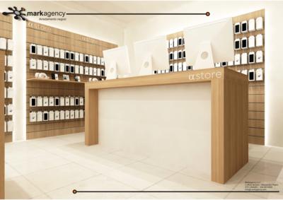  arredamento negozio smartphone