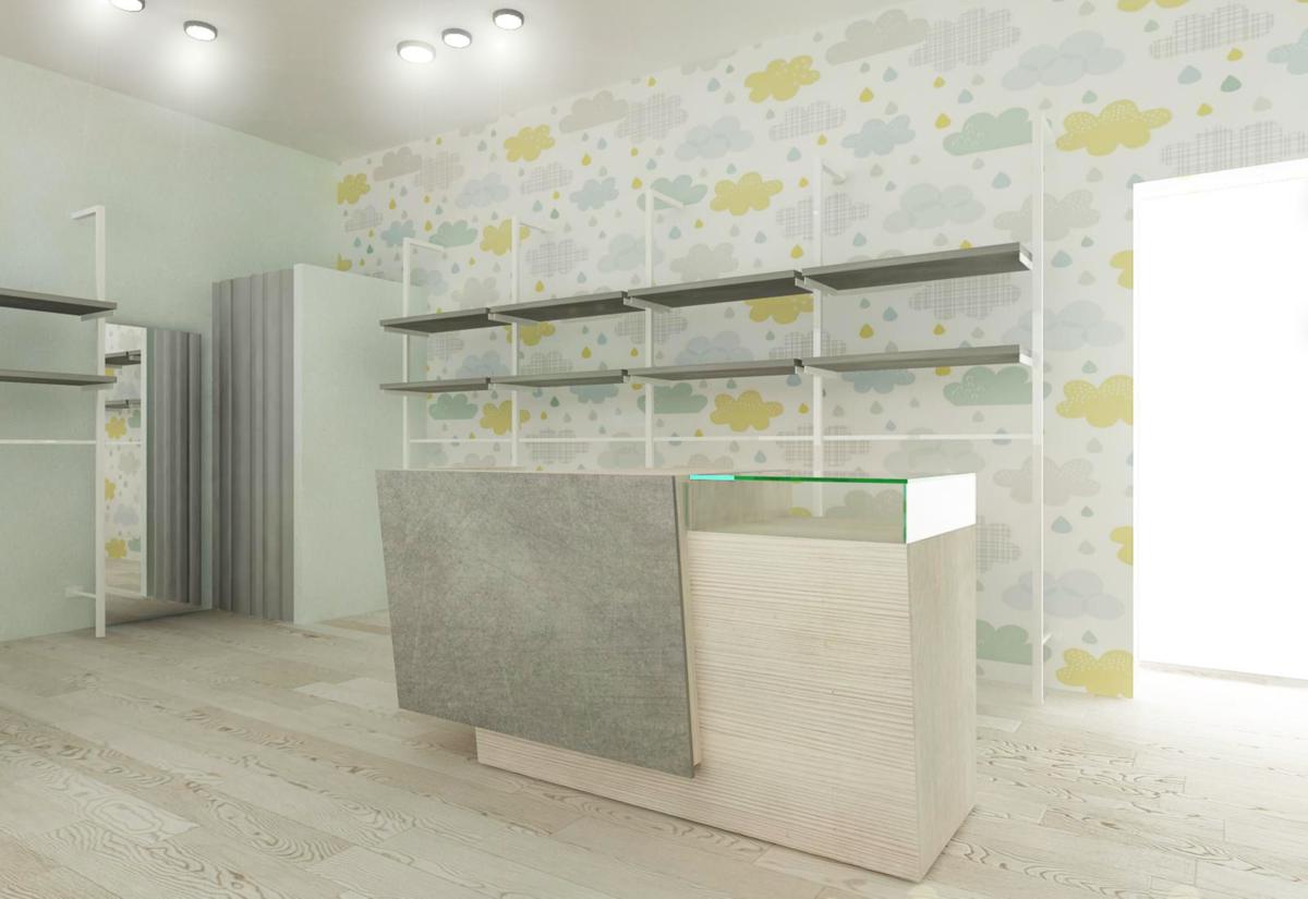 Foto 2 Mobili per arredare negozio abbigliamento bimbo