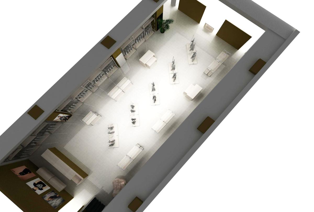 Foto 3 arredamento negozio abbigliamento