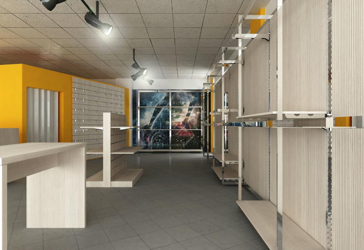 Foto 3 gondole per negozio abbigliamento