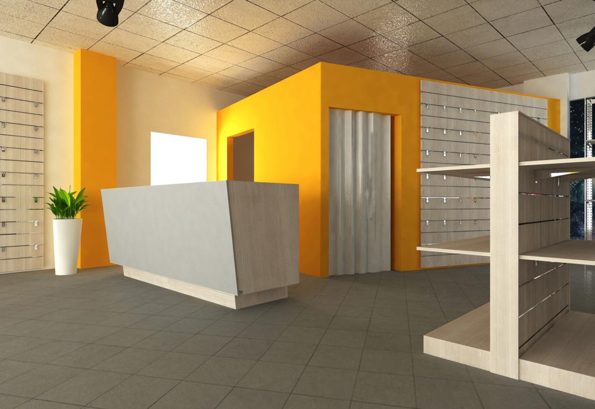 Foto 4 gondole per negozio abbigliamento