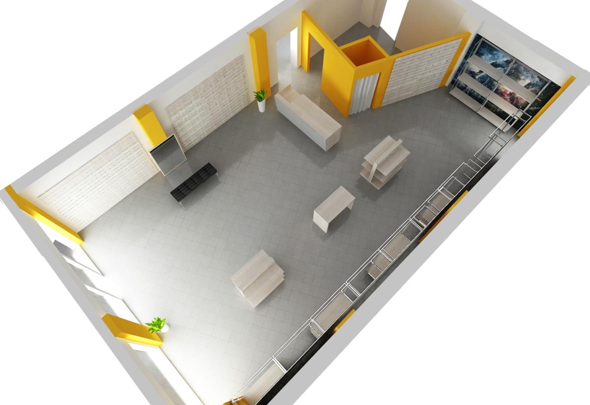 Foto 6 gondole per negozio abbigliamento