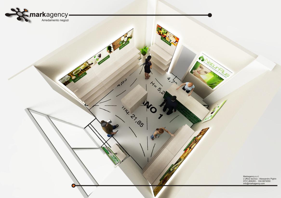Foto 4 Progetto arredi erboristeria