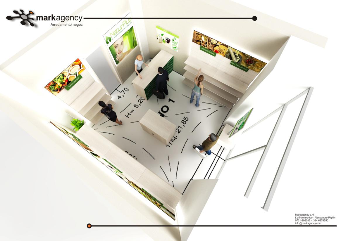 Foto 5 Progetto arredi erboristeria