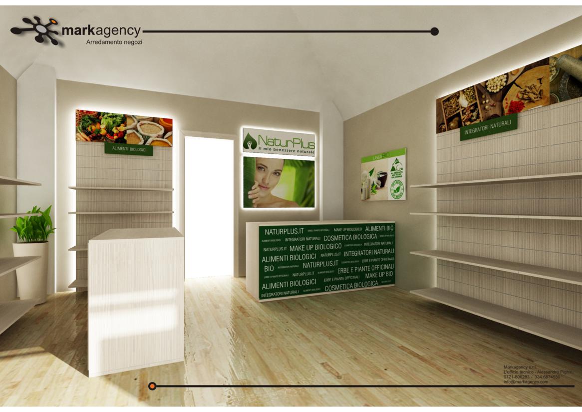 Foto 1 Progetto arredi erboristeria