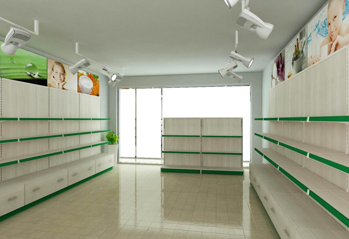 Foto 4 scaffali per parafrmacia
