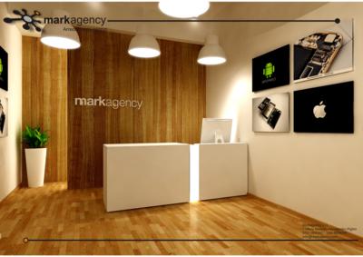  progetto arredamento negozio riparazione smartphone