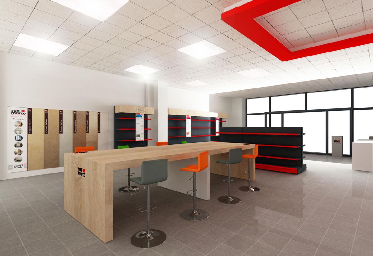 Foto 4  Progetto arredamento per colorificio