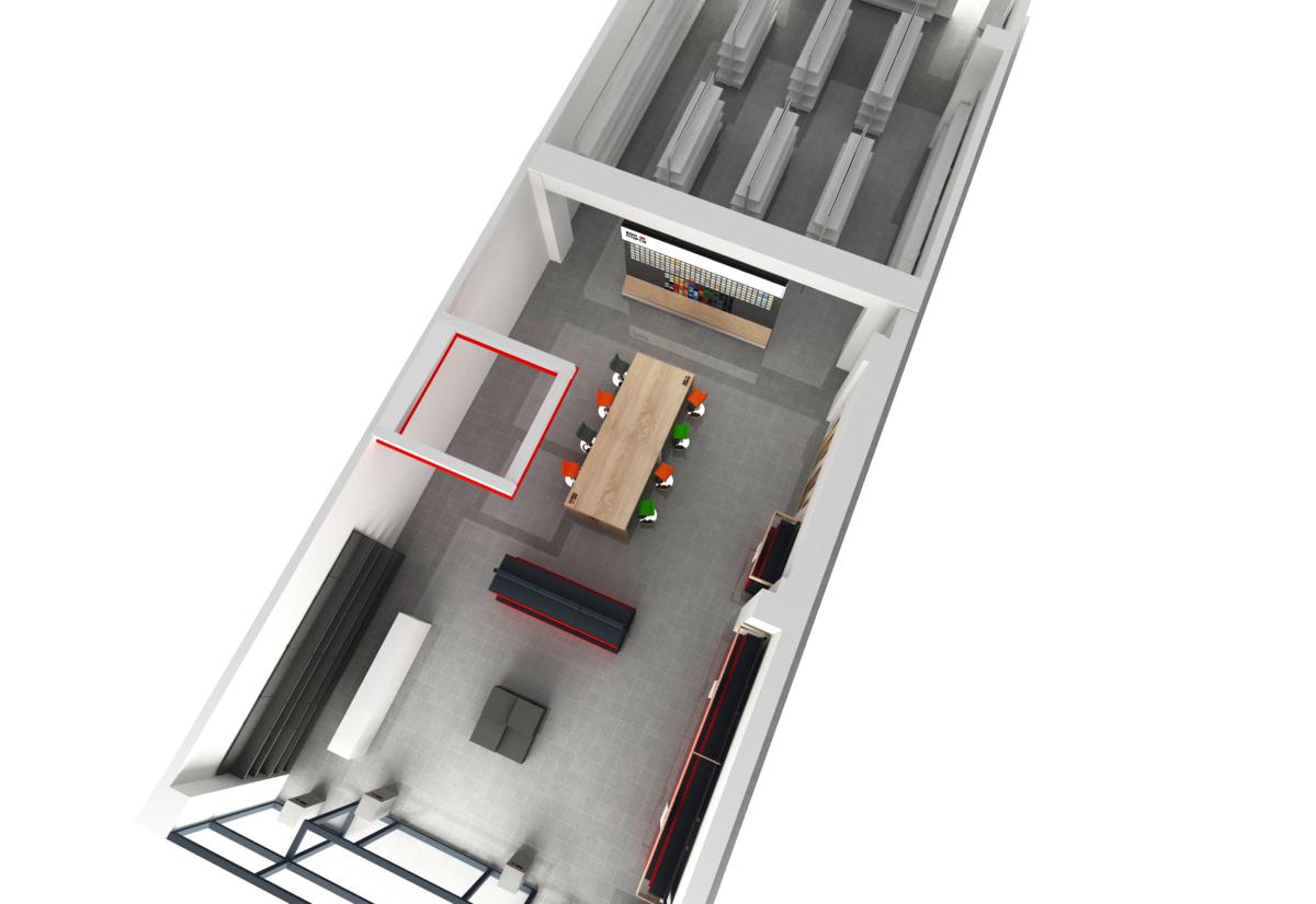 Foto 6  Progetto arredamento per colorificio