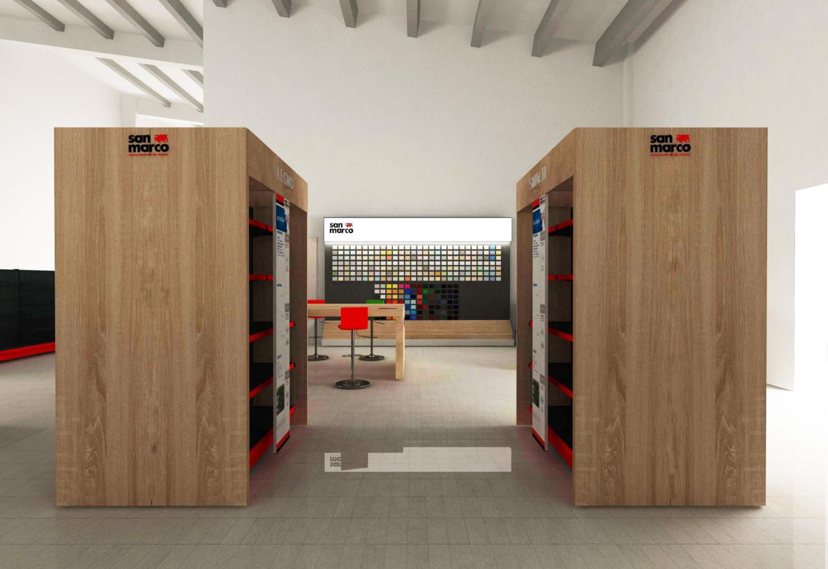 Foto 3  progetto arredo per colorificio