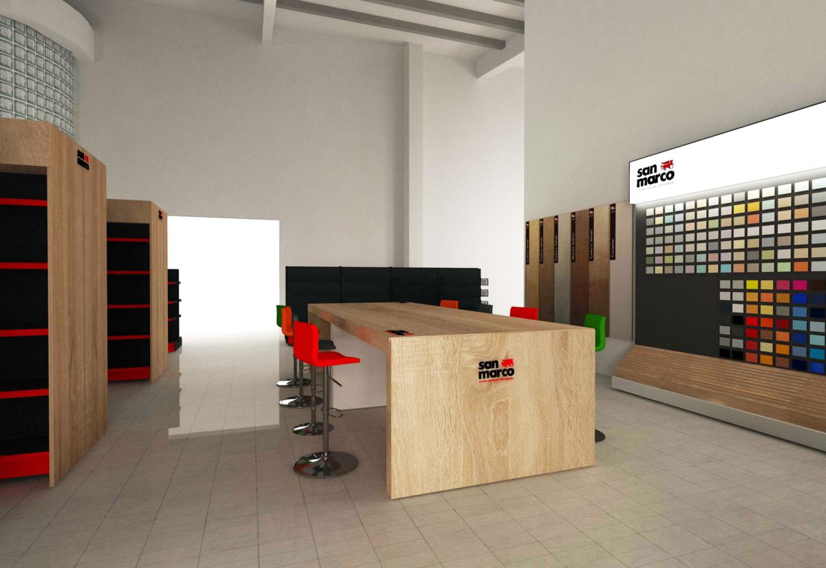 Foto 4  progetto arredo per colorificio