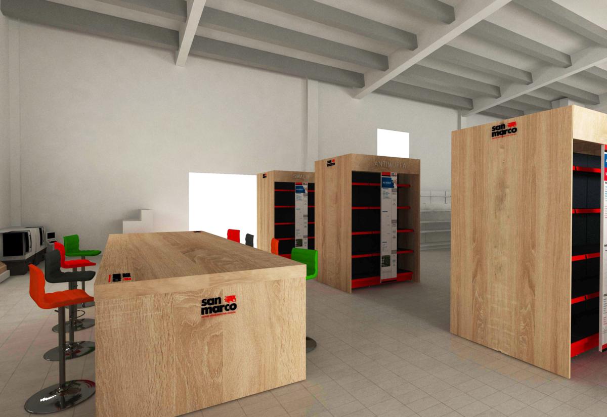 Foto 6  progetto arredo per colorificio