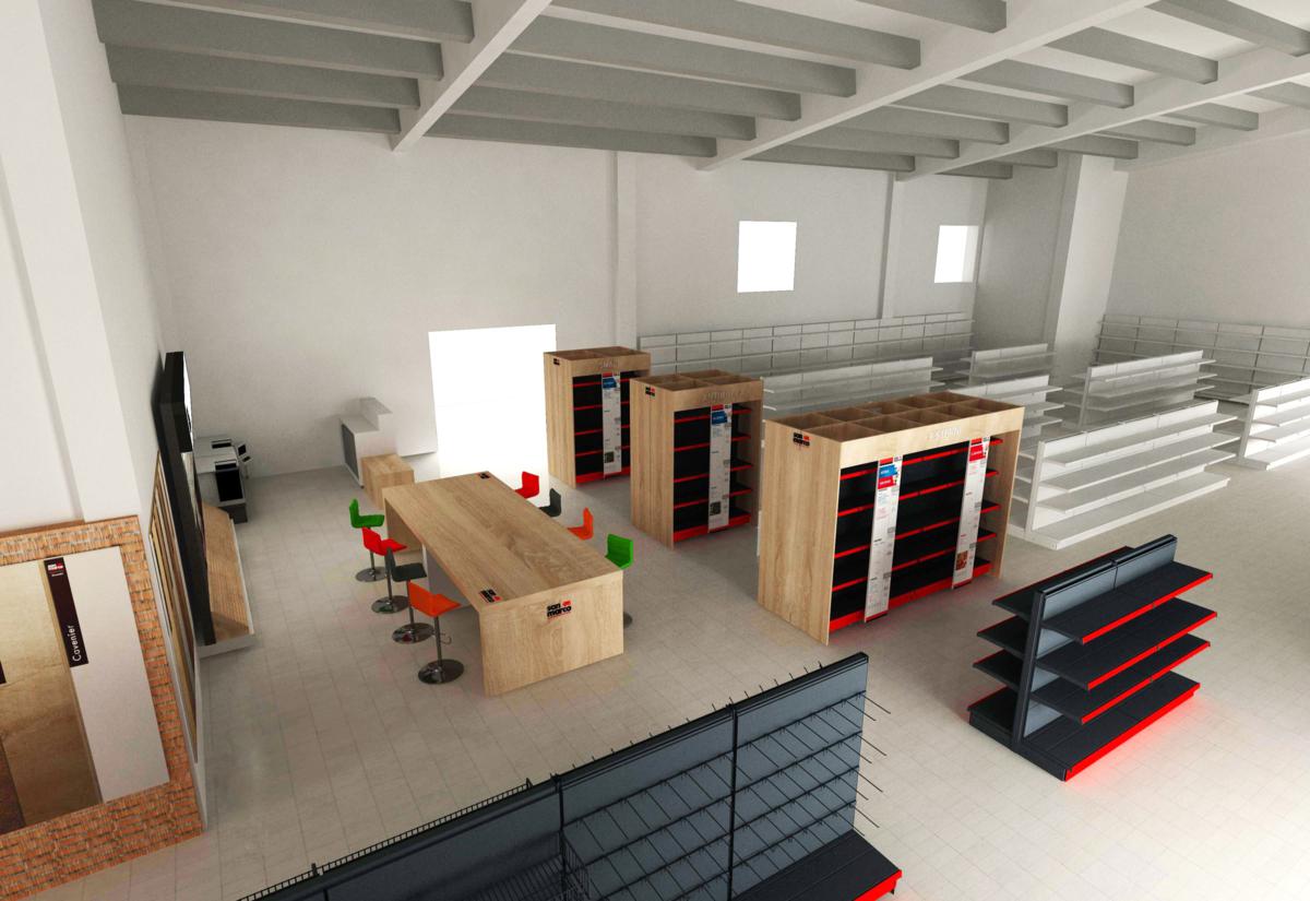 Foto 7  progetto arredo per colorificio