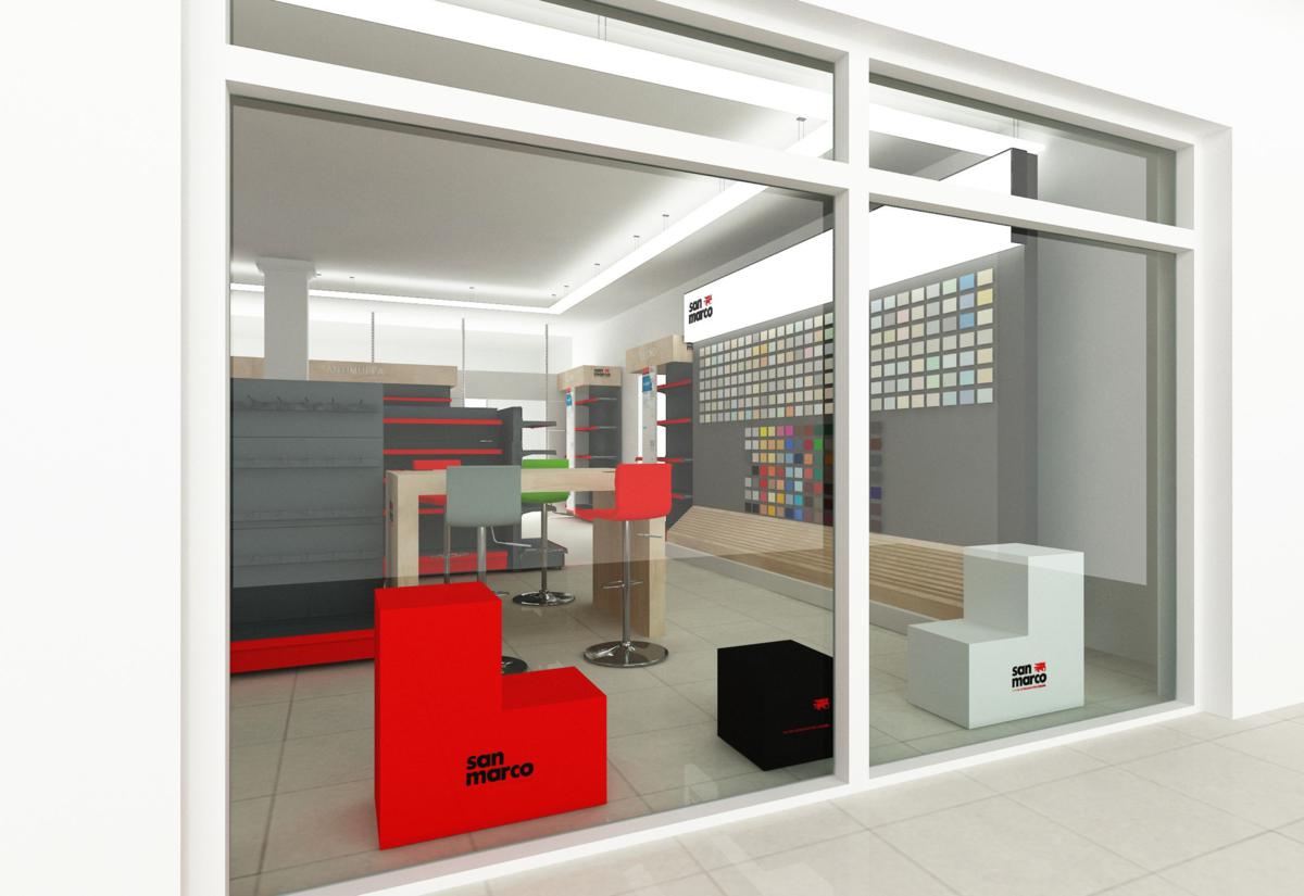Foto 2  Arredamento per colorificio