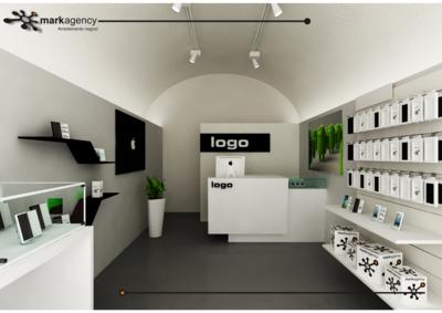 mobili per negozio riparazione telefoni