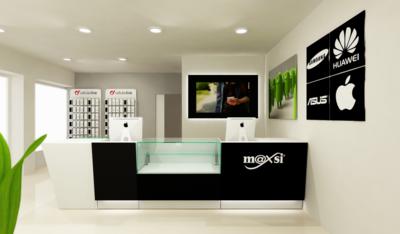 Arredamento per negozio di telefonia