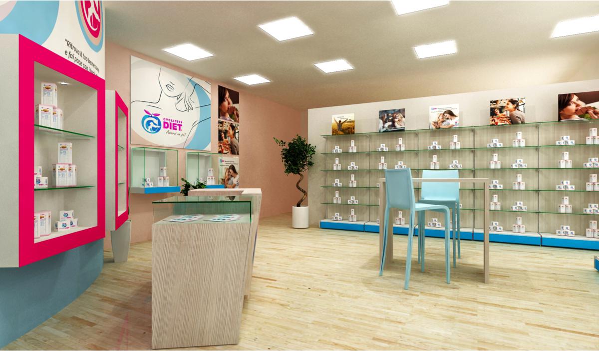 Arredo per Parafarmacia e prodotti dietetici