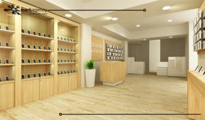 Arredamento negozio rigenerati riparazioni e telefonia