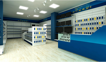 Arredamento per negozio di elettronica 