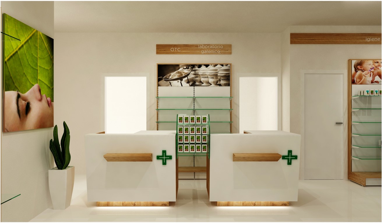 arredamento per una parafarmacia
